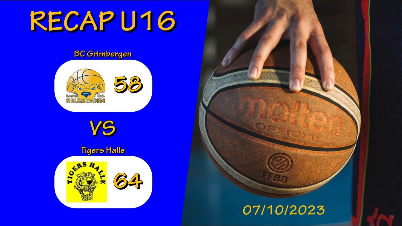 U16 BC Grimbergen - Tigers Halle (recap)
