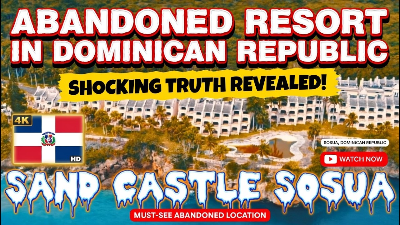 Once a PREMIER Resort Now COMPLETELY ABANDONED | Hotel Sand Castle Tour | Sosua