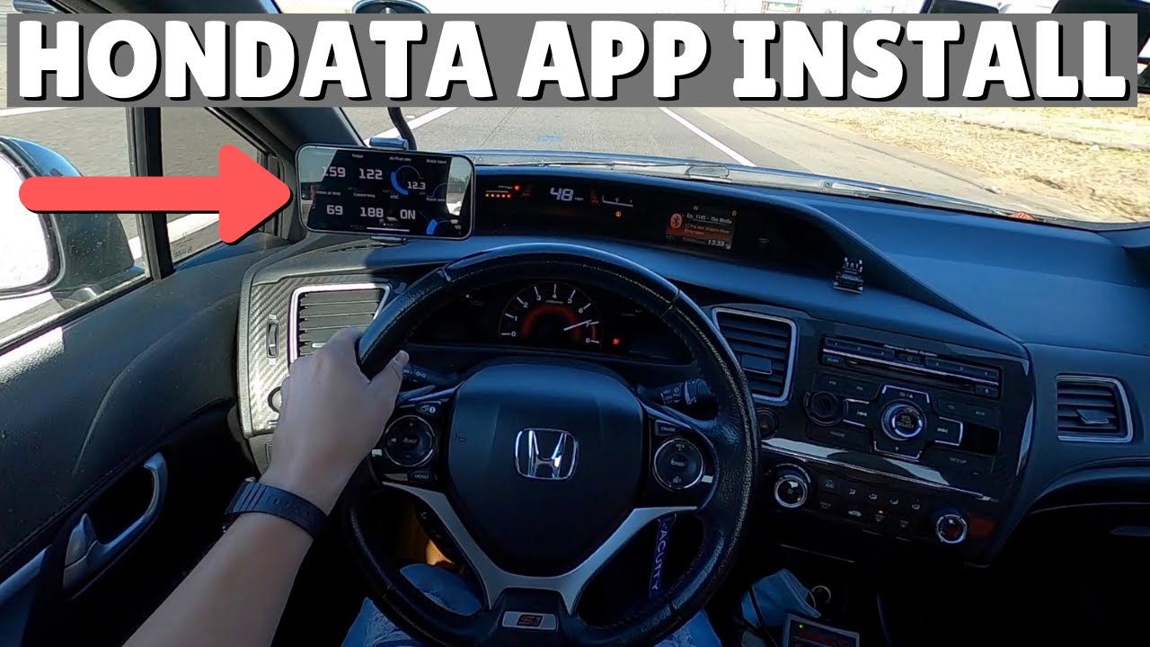 Hondata iPhone App! I LOVE IT | 9th Gen Civic Si