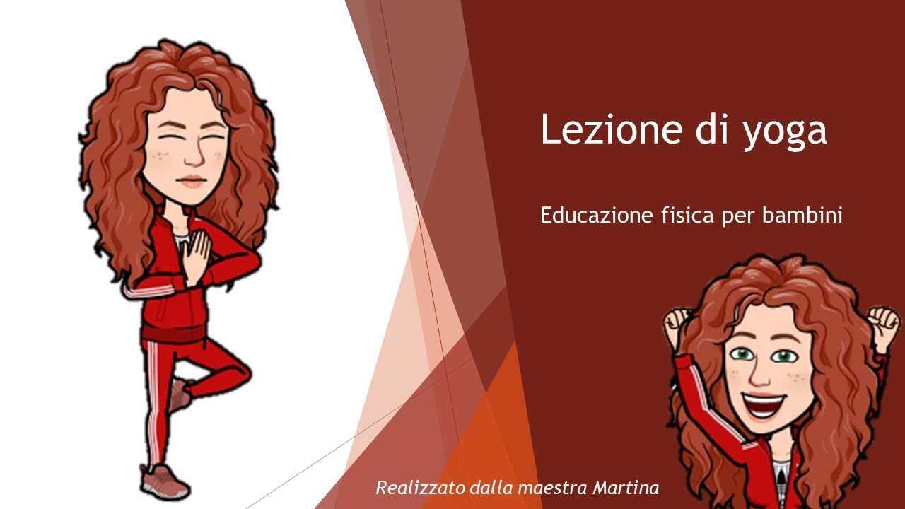 Lezione di yoga per bambini