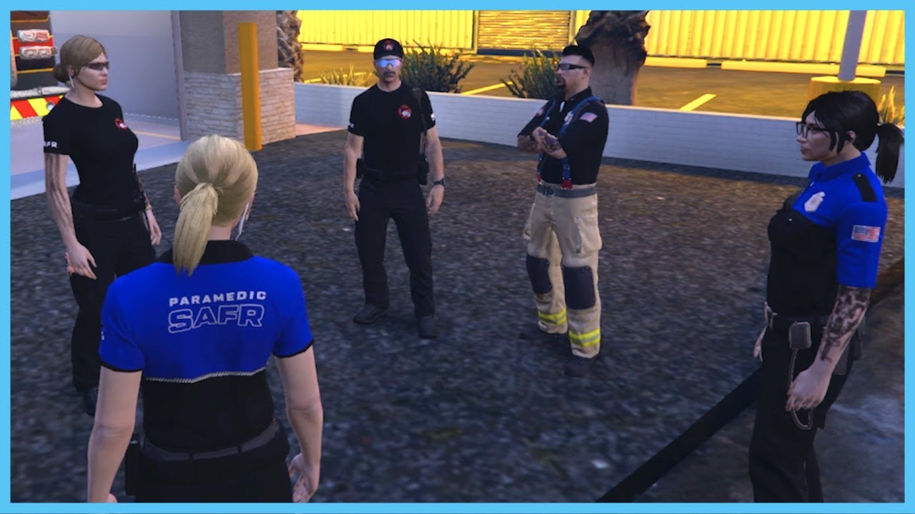 Overrun By Probie Firefighters- GTA 5 Roleplay- SA’F