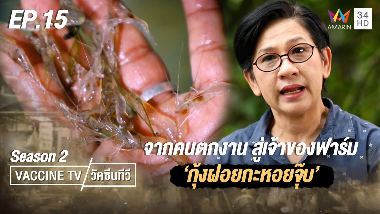 จากคนตกงานไม่ทันตั้งตัว สู่เจ้าของฟาร์ม 'กุ้งฝอยกะหอยจุ๊บ' | วัคซีนทีวี ซีซั่น 2 | EP.15