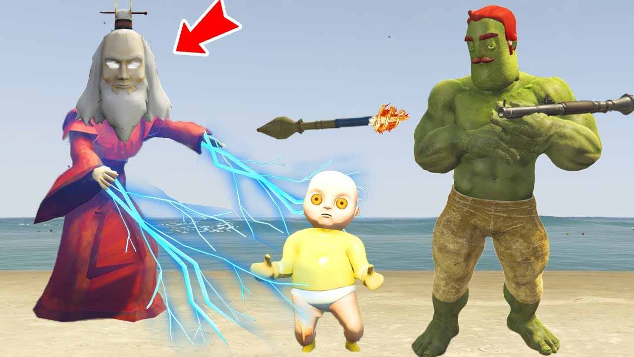 KÖTÜ BÜYÜCÜ TROLL BEBEĞE KARŞI Hello Neighbor GTA 5 Serisi