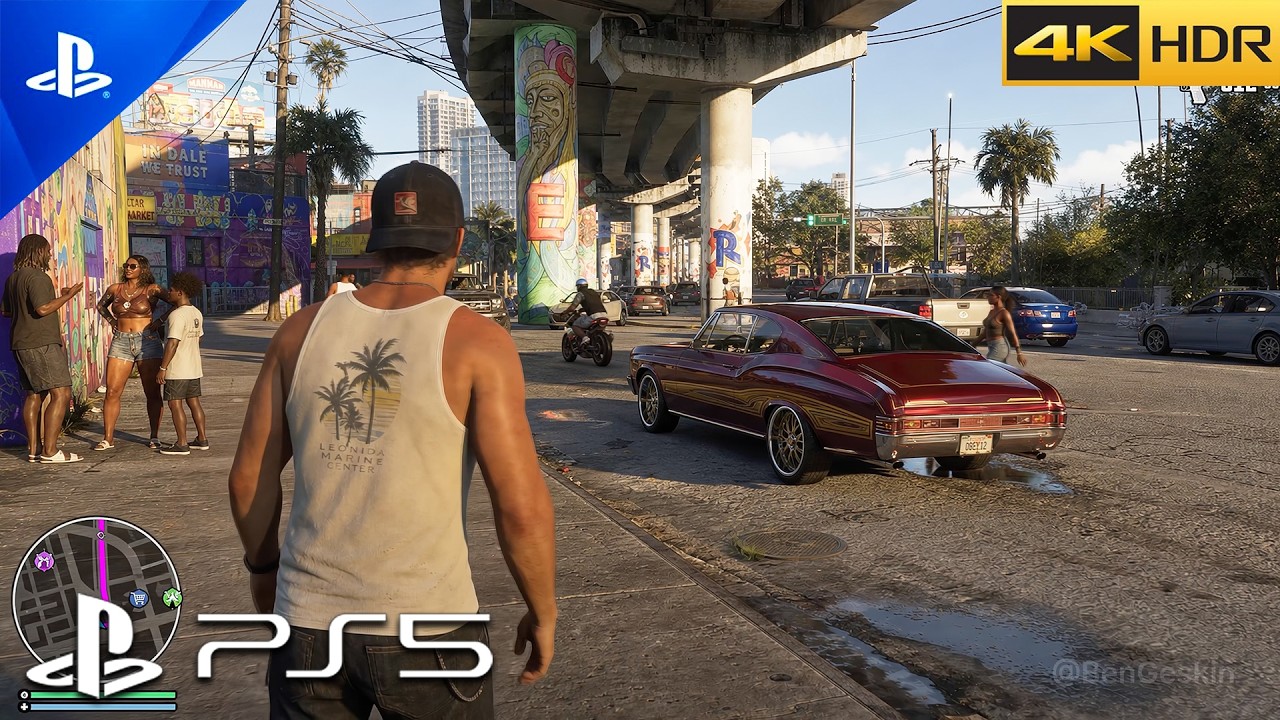 (PS5) GTA VI Gameplay Concept | ULTRA Realistic Graphics Gameplay [4K 60FPS HDR]
