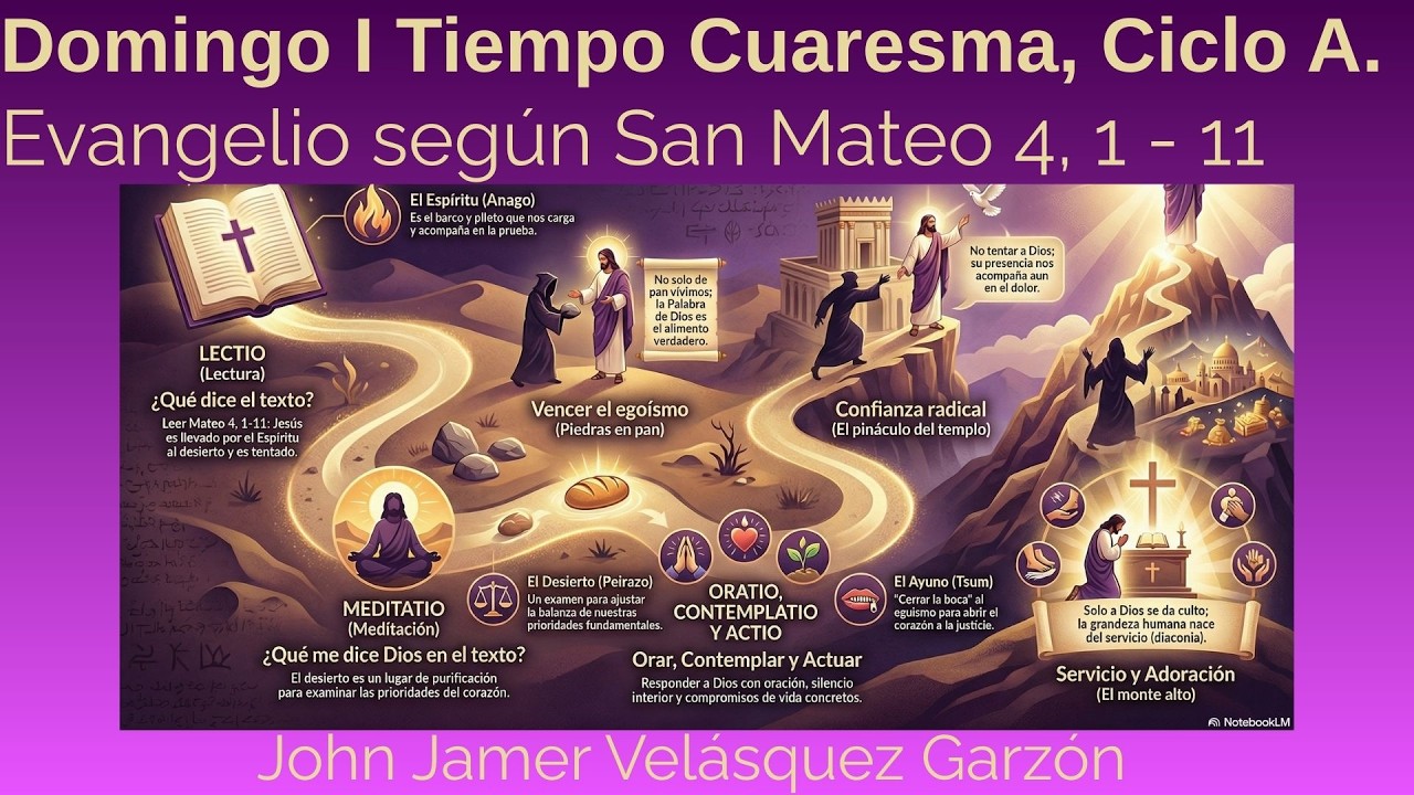 Lectio Domingo I Cuaresma, Ciclo A  Mateo 4, 1   11