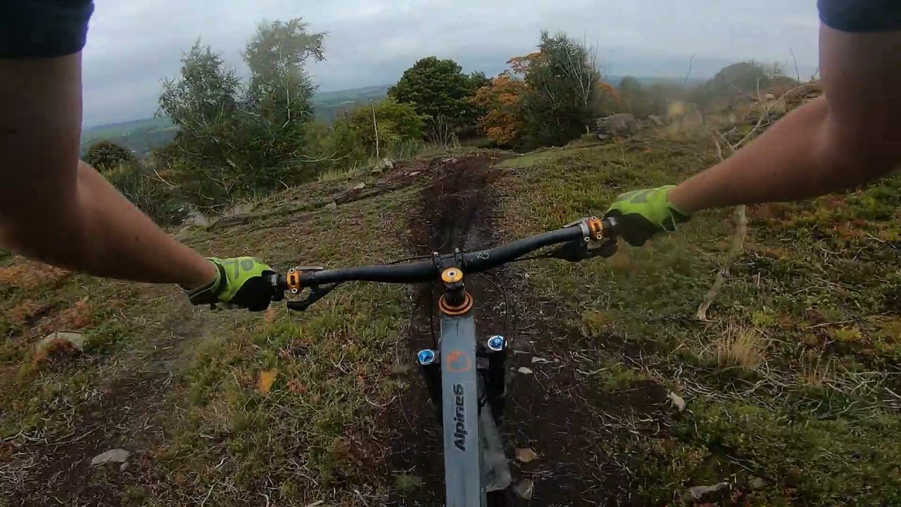 Ilkley Moor downhill mtb