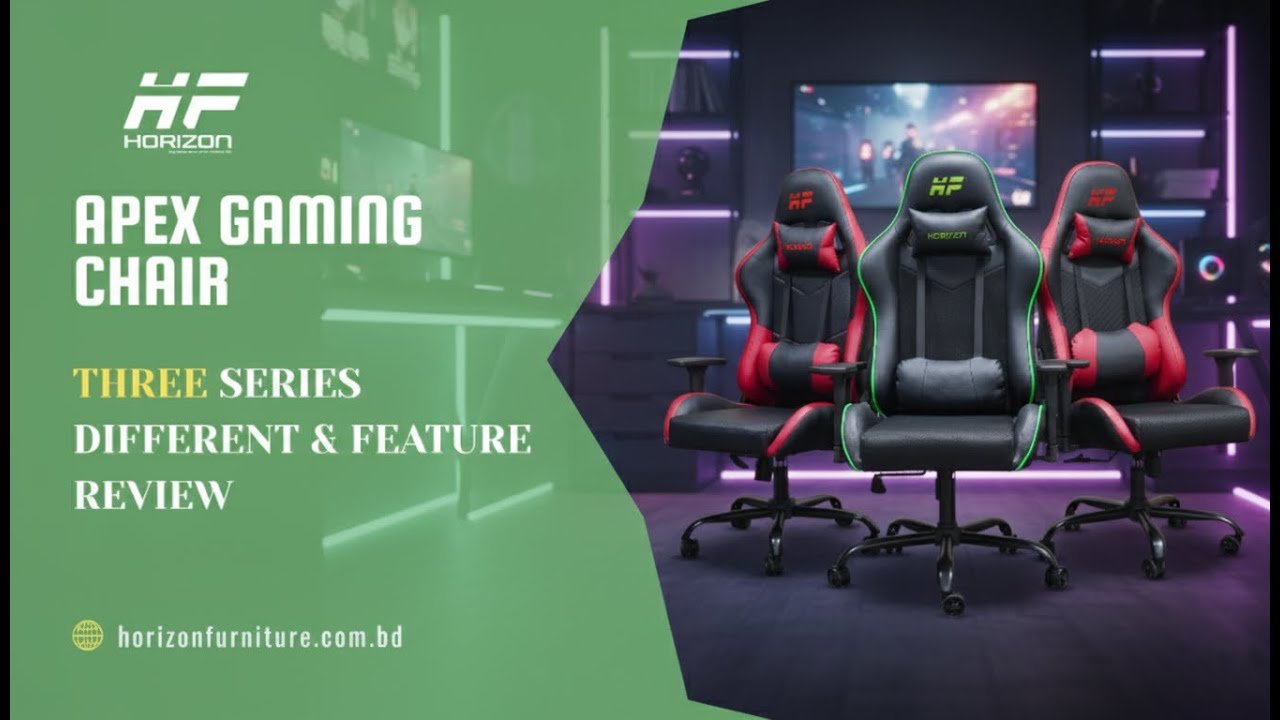 APEX Gaming Chair Review | APEX vs APEX MESH vs APEX MESH2 | Full Feature & Differences | HF