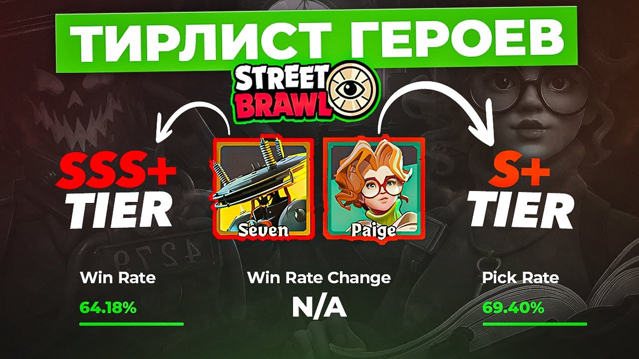 ПИКНИ чтобы ПОБЕДИТЬ 🤩 ТИРЛИСТ ГЕРОЕВ STREET BRAWL