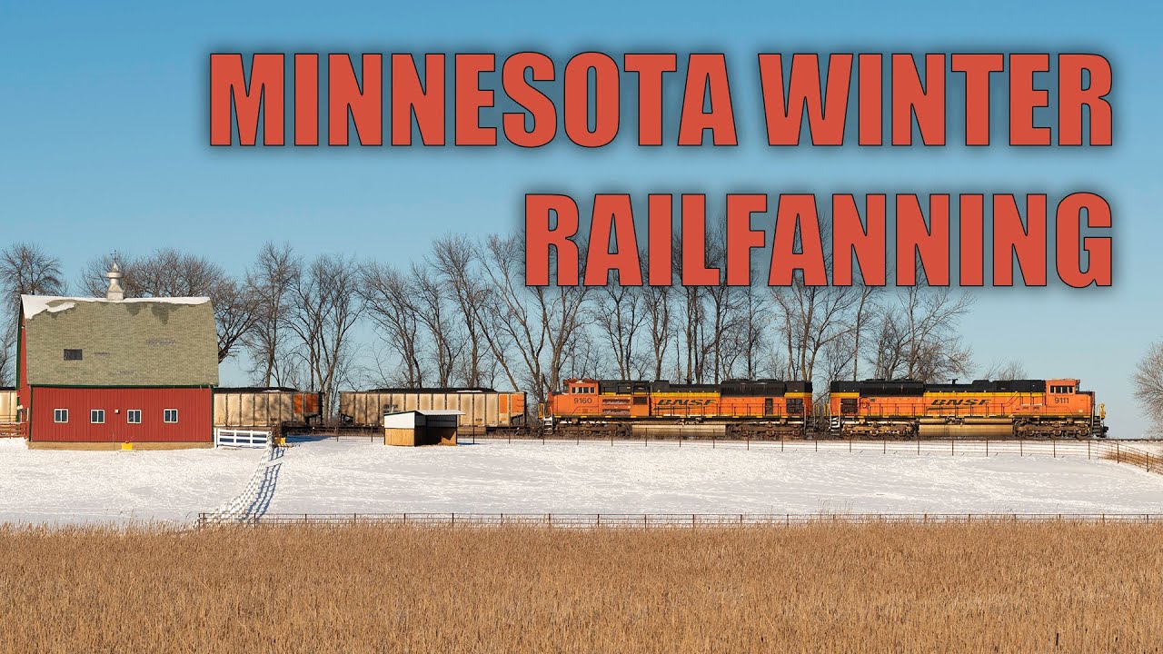 Minnesota Winter Railfanning - BNSF - Twin Cities & Western - CP
