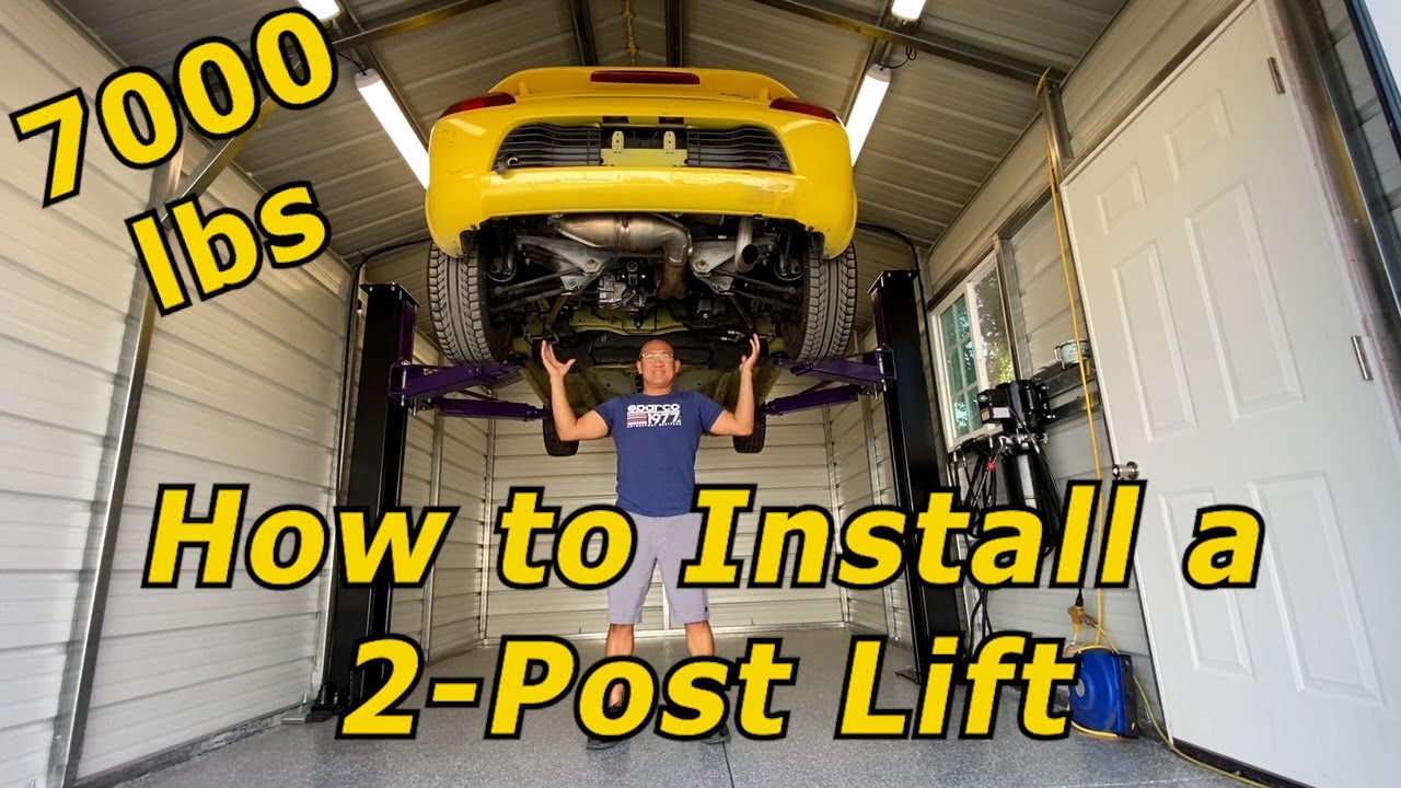 How to Install a 2-Post 7000 lb Vehicle Lift