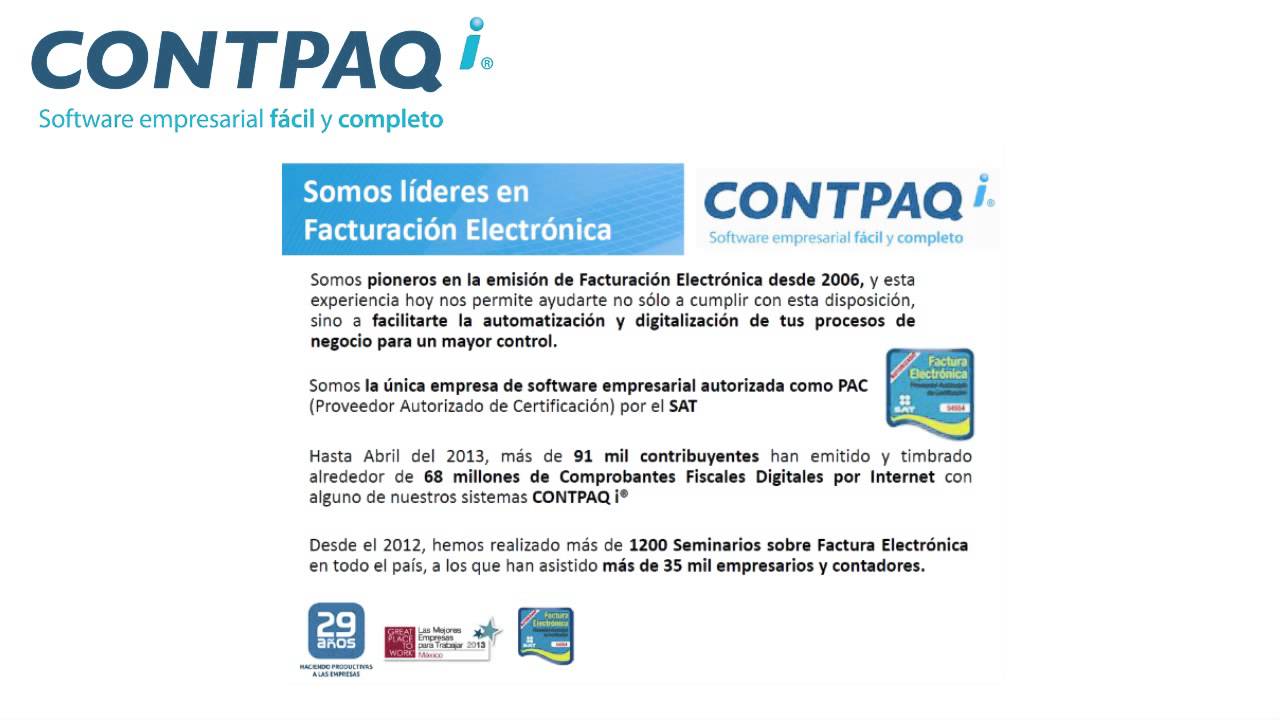 &iquest;Qu&eacute; es Contpaq?... Sin confusiones