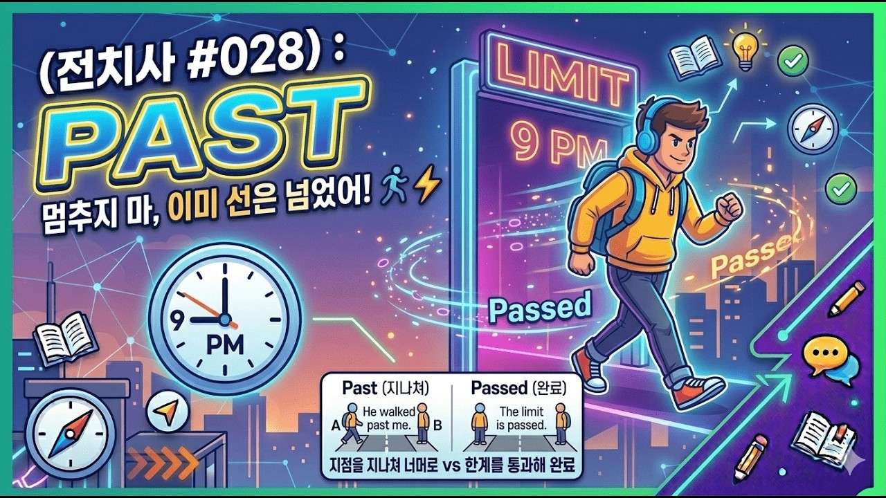 (전치사 Past #028) : 단어  Past 에 숨겨진 놀라운 힘