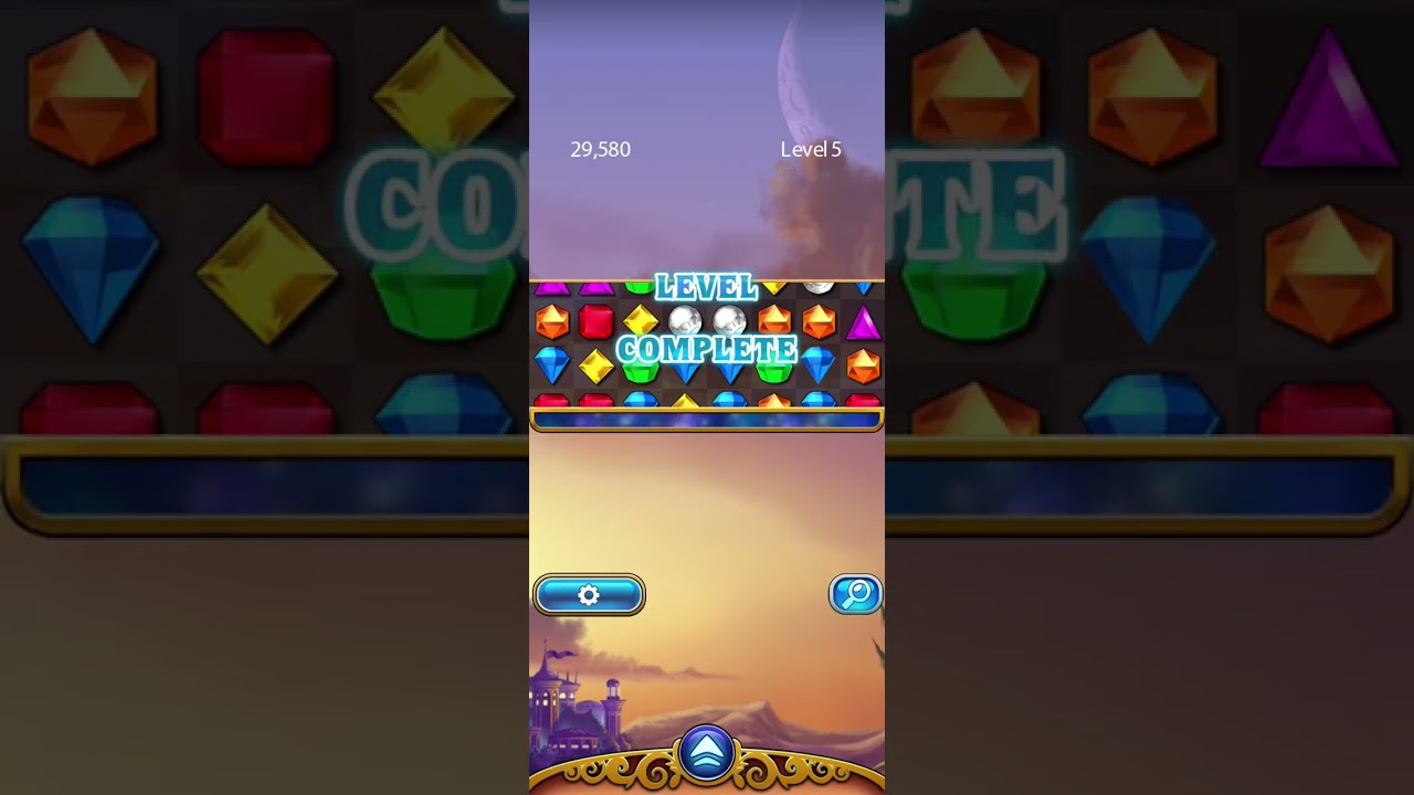 Bejeweled Classic ZEN Levels 1-10 S1 EP1: The Beginning Of Jewels.