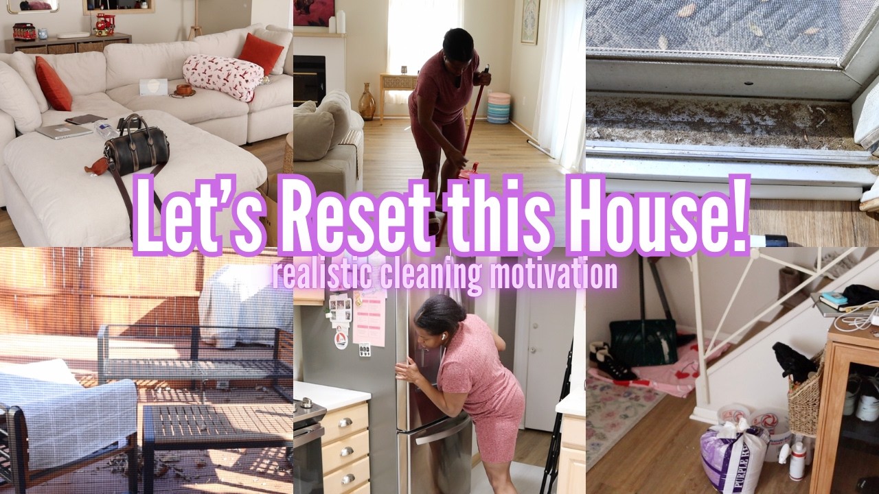 Let's Reset this House! | Realistic Cleaning Motivation 😄💪🏾