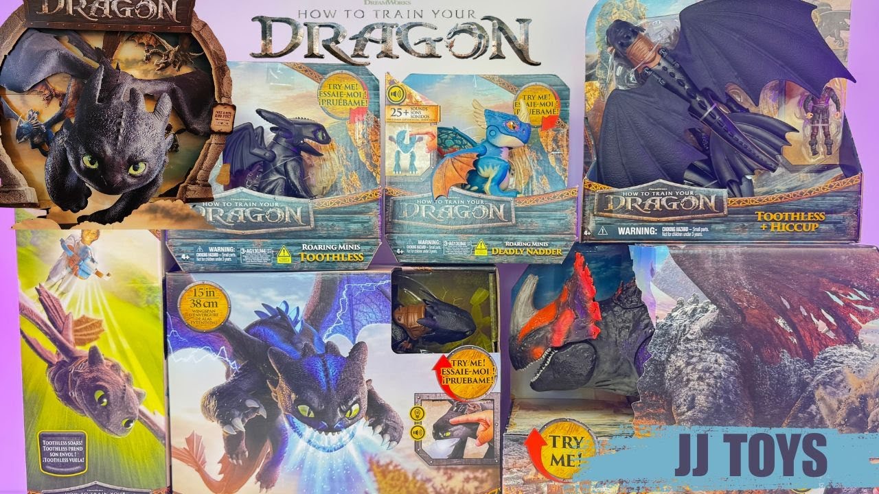 How to Train Your Dragon Toys Unboxing & ASMR Review | DreamWorks Dragons Action Figures