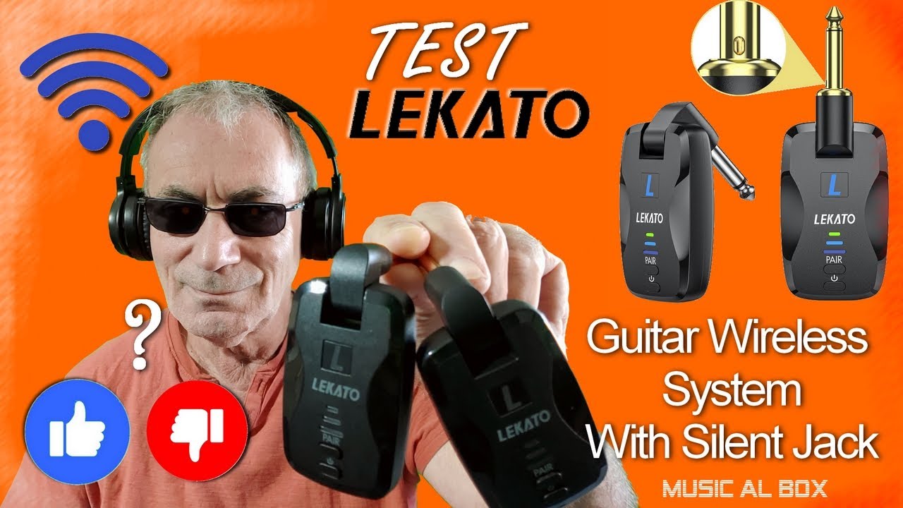 TEST Système Sans Fil Pour Guitare LEKATO Wireless System 2.4 GHZ #lekato