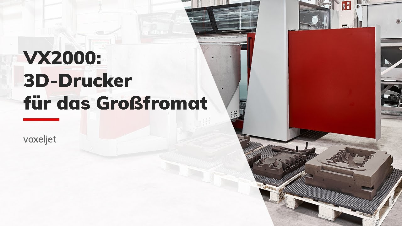 VX2000: Industrieller Sand 3D-Druck in Großformat