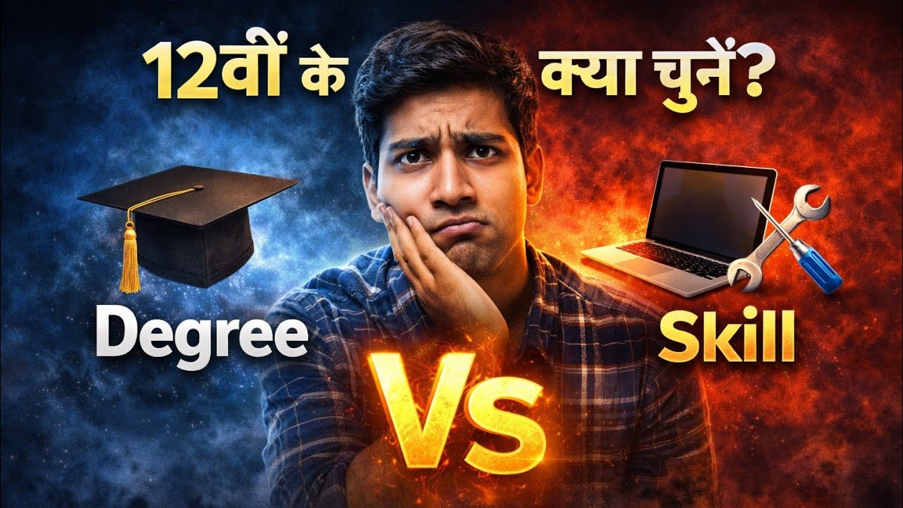12वीं के बाद Degree लें या Skill? Admission से पहले ये वीडियो ज़रूर देखें।