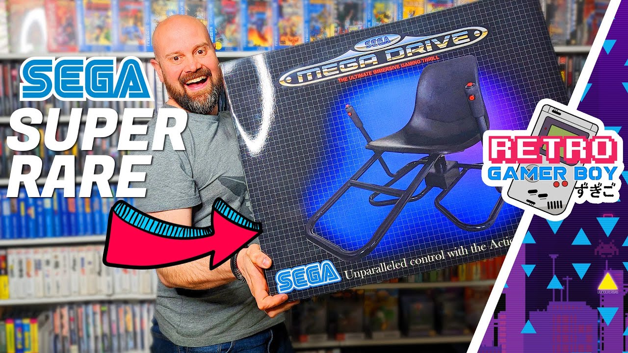 Sega’s Forgotten Add-on the Sega Action Chair Found and Unboxed