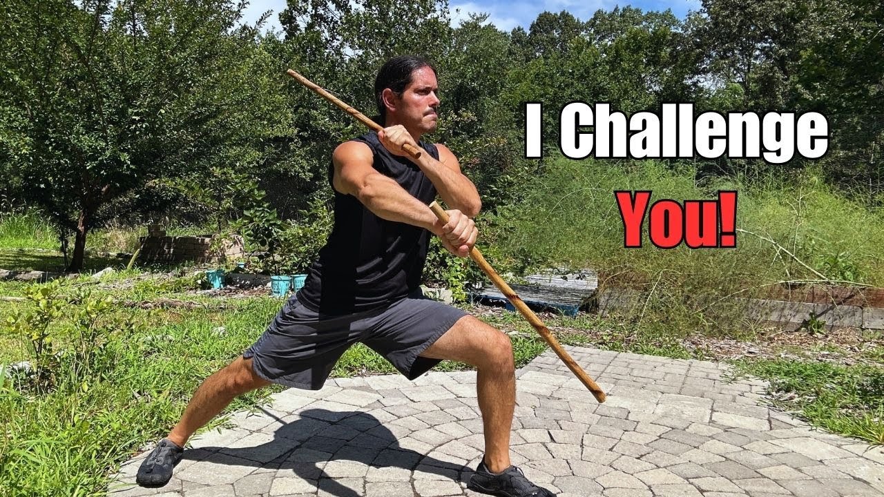 Double Stick Drill Challenge 1 of 10 (Kali Stick Fighting)