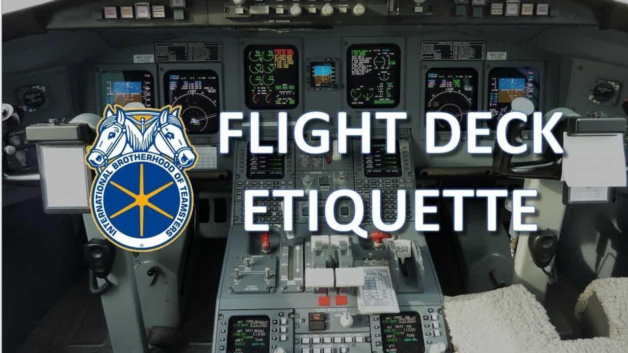 GoJet Pilot Group Flight Deck Etiquette