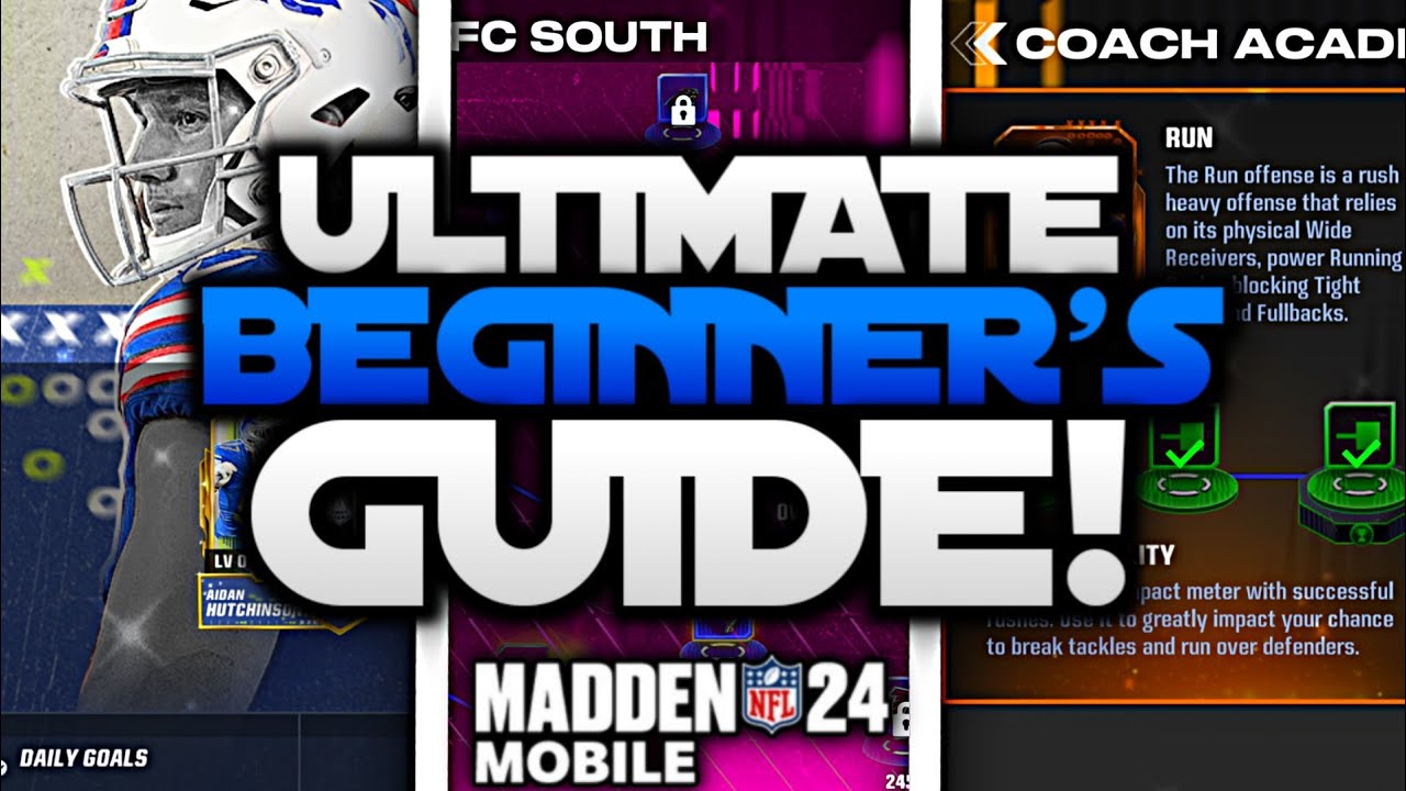 ULTIMATE BEGINNER'S GUIDE TO MADDEN MOBILE 24!