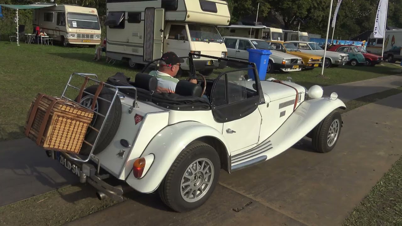 auto camper op Stichting Unimog Team Schildwolde oldtimerweekend