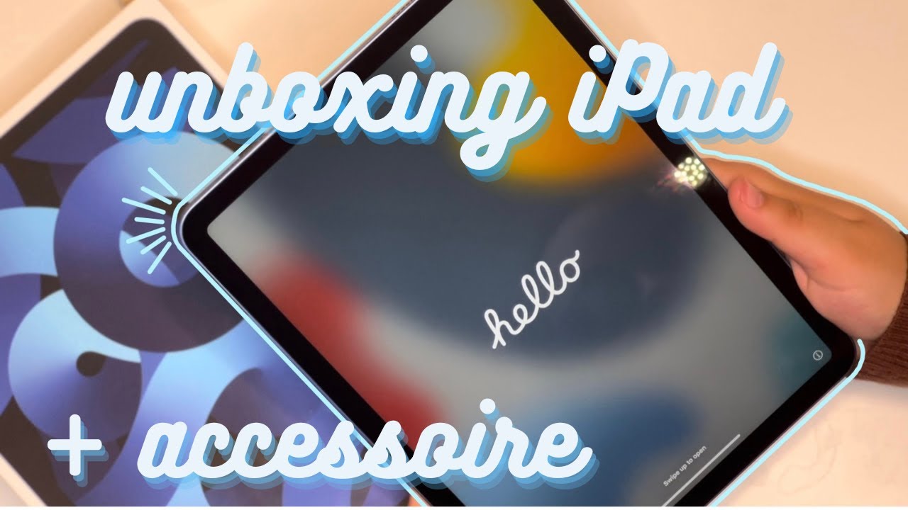 Unboxing iPad 5 + accessoire (Apple Pencil) - ASMR