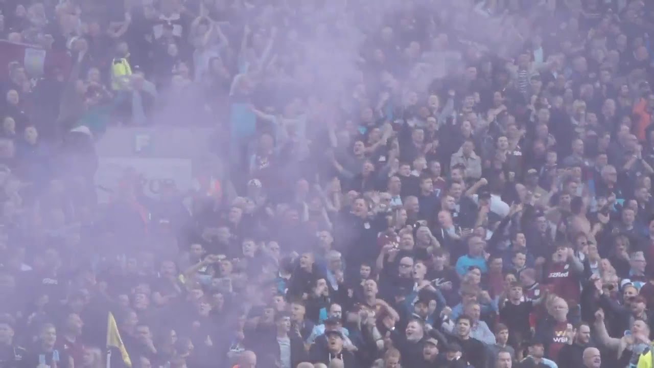Aston Villa's fans are certainly enjoying themselves 😎