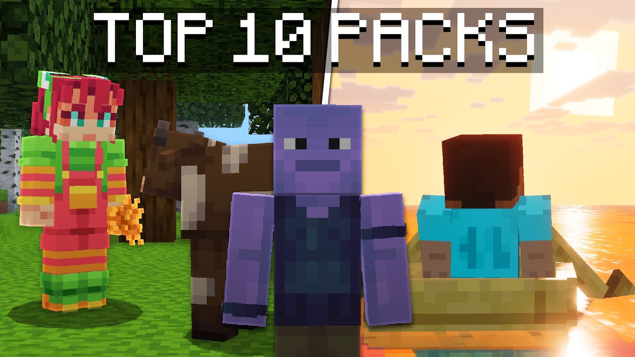 I Ranked The Top 10 Minecraft Bedrock Texture Packs