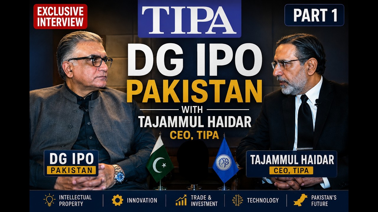 DG IPO Pakistan Speaks: Innovation, Trademarks & Pakistan's Future | Part 1