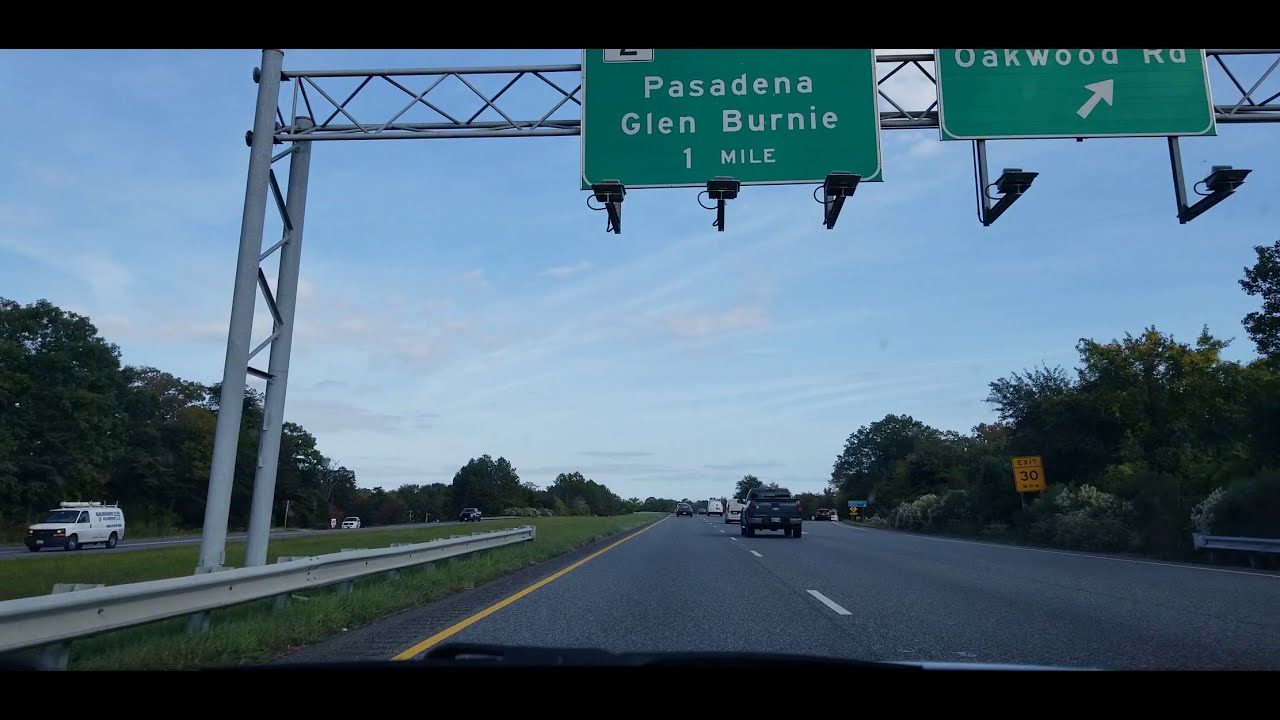 Maryland Route 100 (US 29 - MD 10) Eastbound*