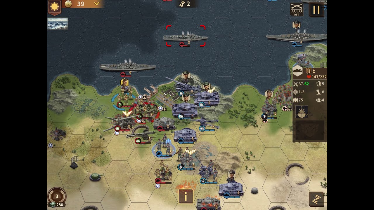 GOG3 Defense of Tunisia, Western Front 1944, Glory of Generals 3