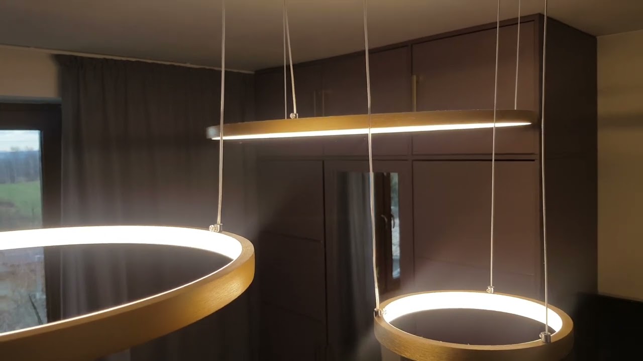 Nowoczesna lampa led z aliexpress 2023 czy warto ? #temu #aliexpress #zakupy