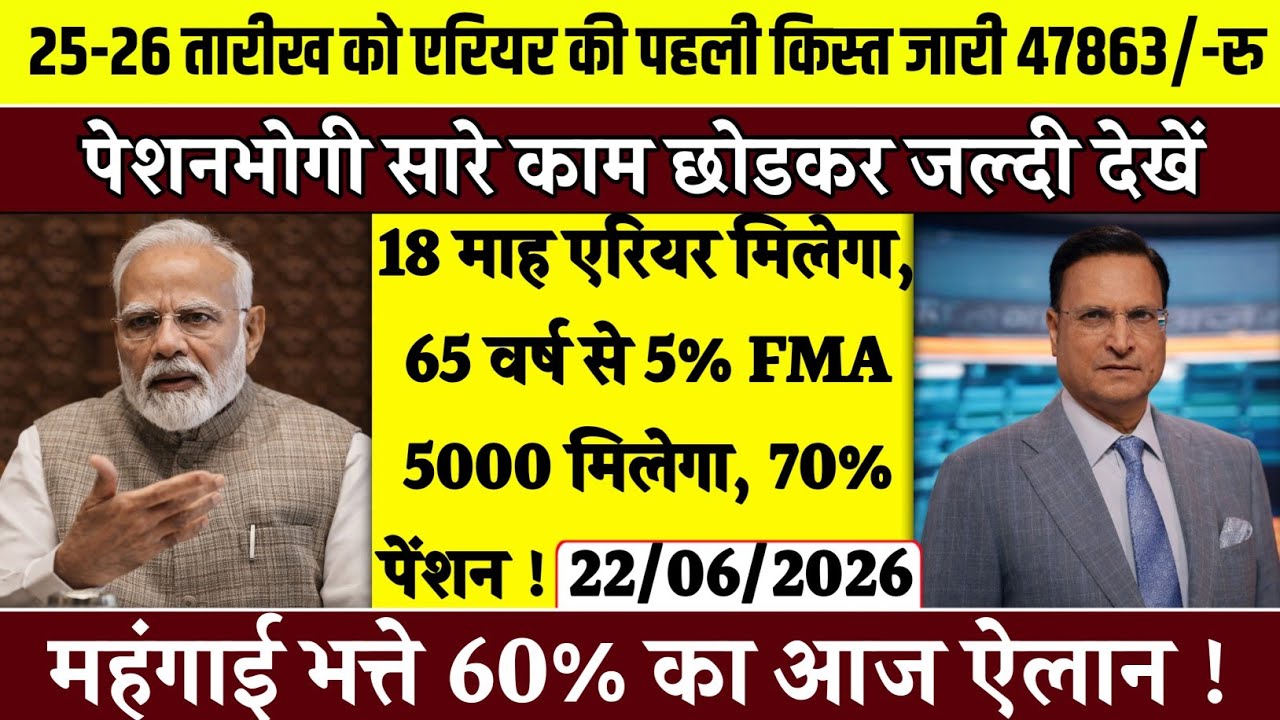 22/06/2026 Three Latest Updates | EPS Pension Update Today | EPS 95 Latest News | EPS 95 Scheme