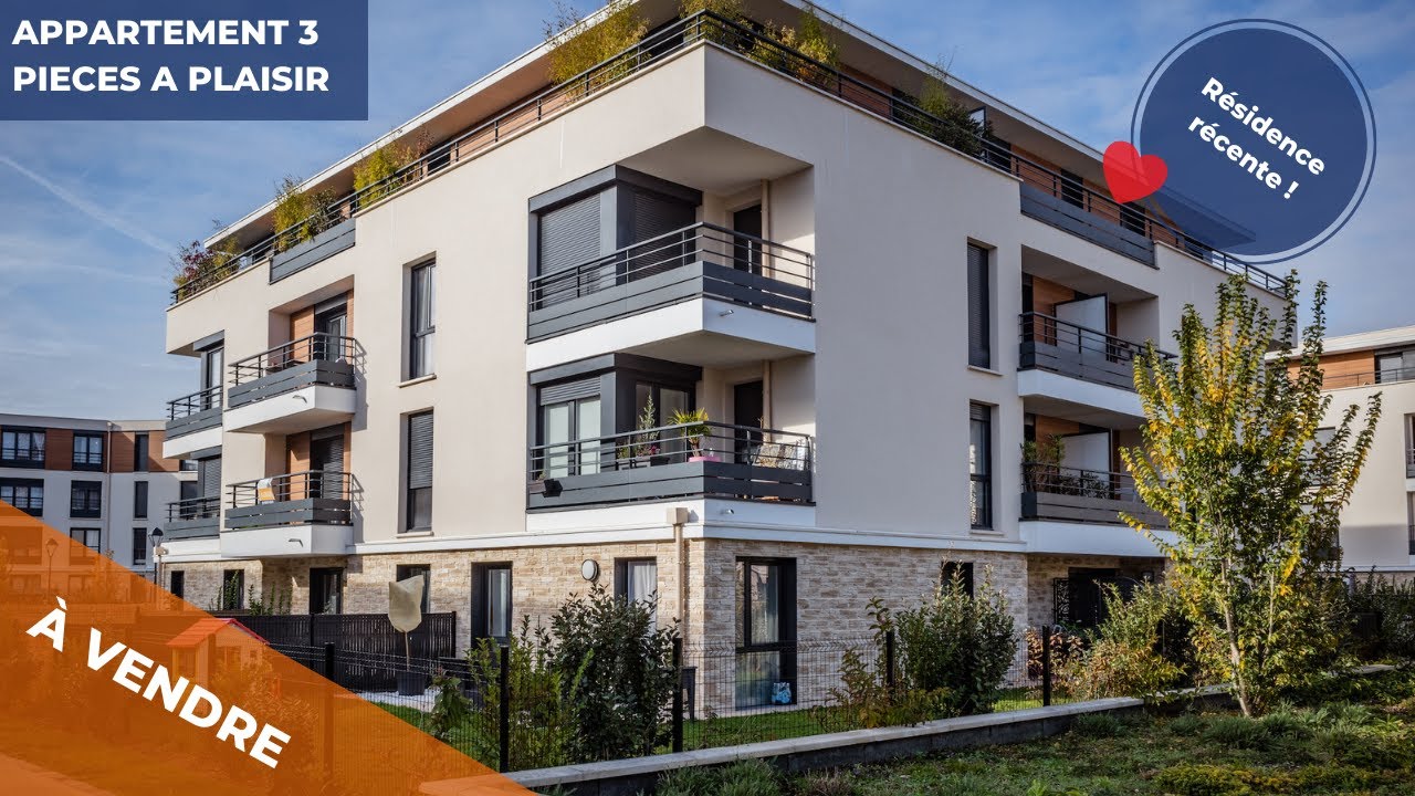 Appartement 3 pièces en rez-de-jardin à Plaisir 😊