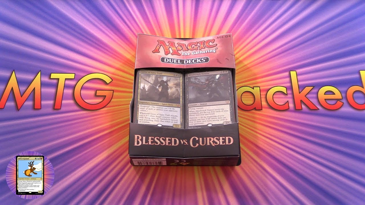 MTG Blessed Vs Cursed Duel Deck Unboxing
