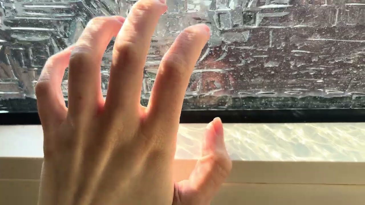 my first asmr in a public hallway