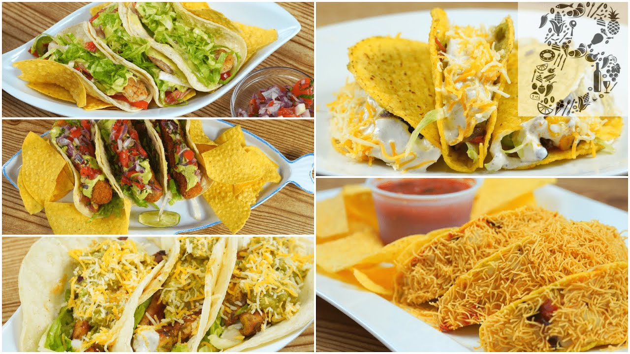 ► Tacos Recipe - 5 Ways | Guacamole | Fresno Pepper Sauce | Avocado Sauce | Bhooribhoj [Tutorial]