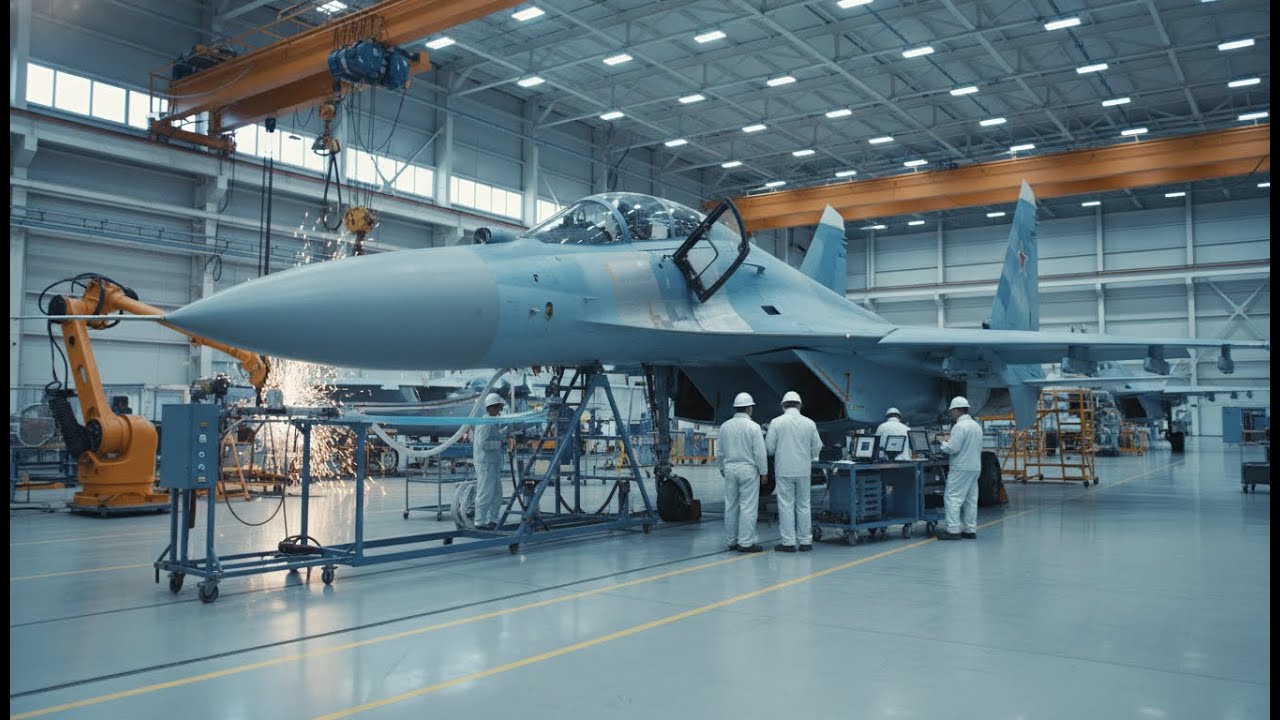 Inside the Factory: Su-34 Aerial Refueling System Testing & Probe Sealing Mechanics
