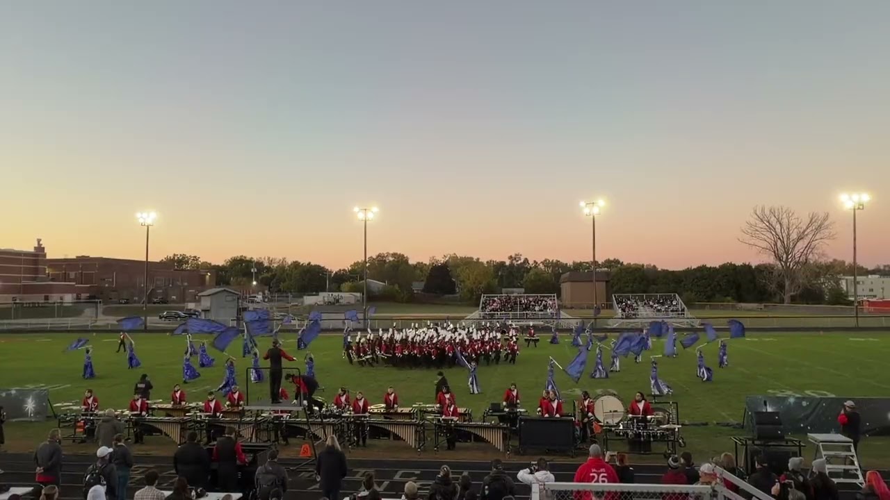 2025 Yorkville Marching Band Sandwich Music Fest Performance 10.19.25