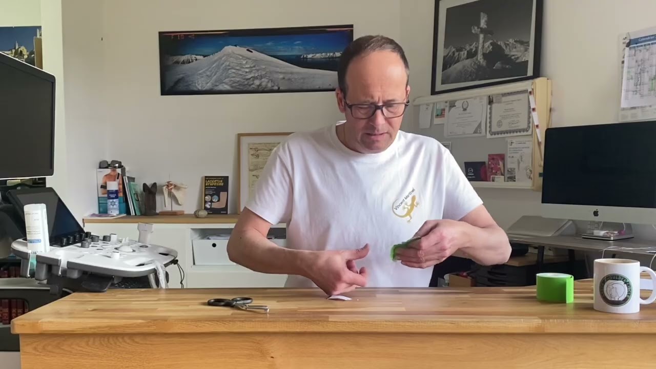 Auto-Taping pour un syndrome du tunnel radial