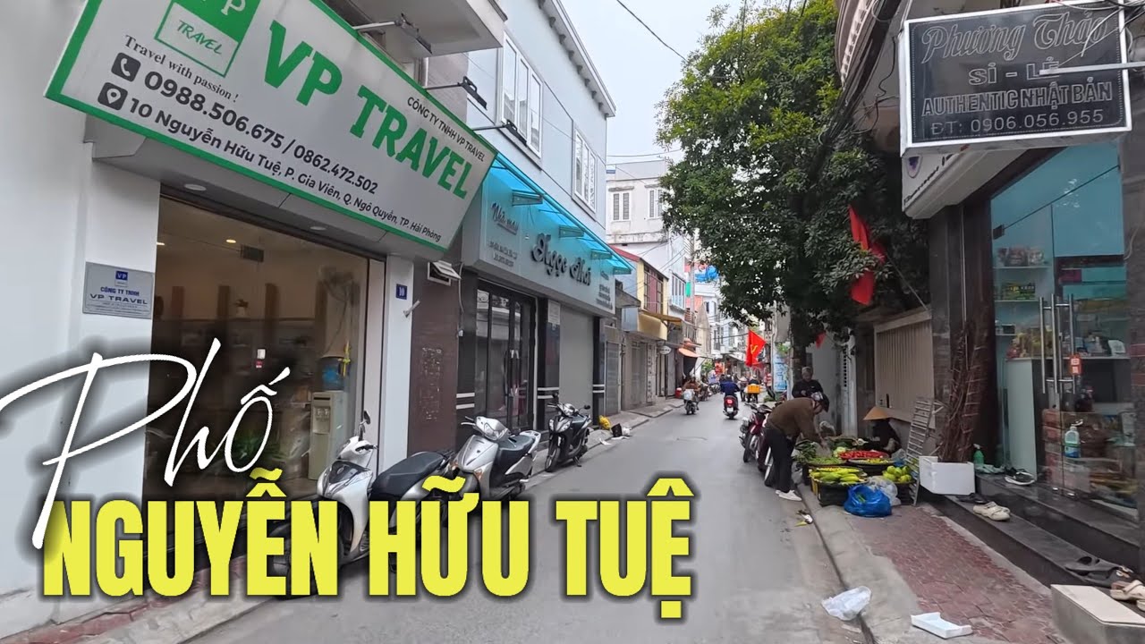 Phố Nguyễn Hữu Tuệ - Hồ Tiên Nga - Chợ Cấm (23.01.2026)