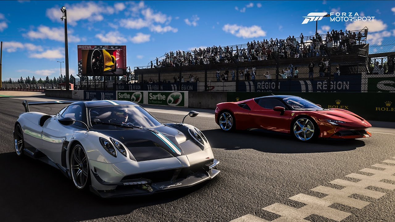 Forza Motorsport DRAG RACE: Ferrari SF90 Stradale vs Pagani Huayra BC
