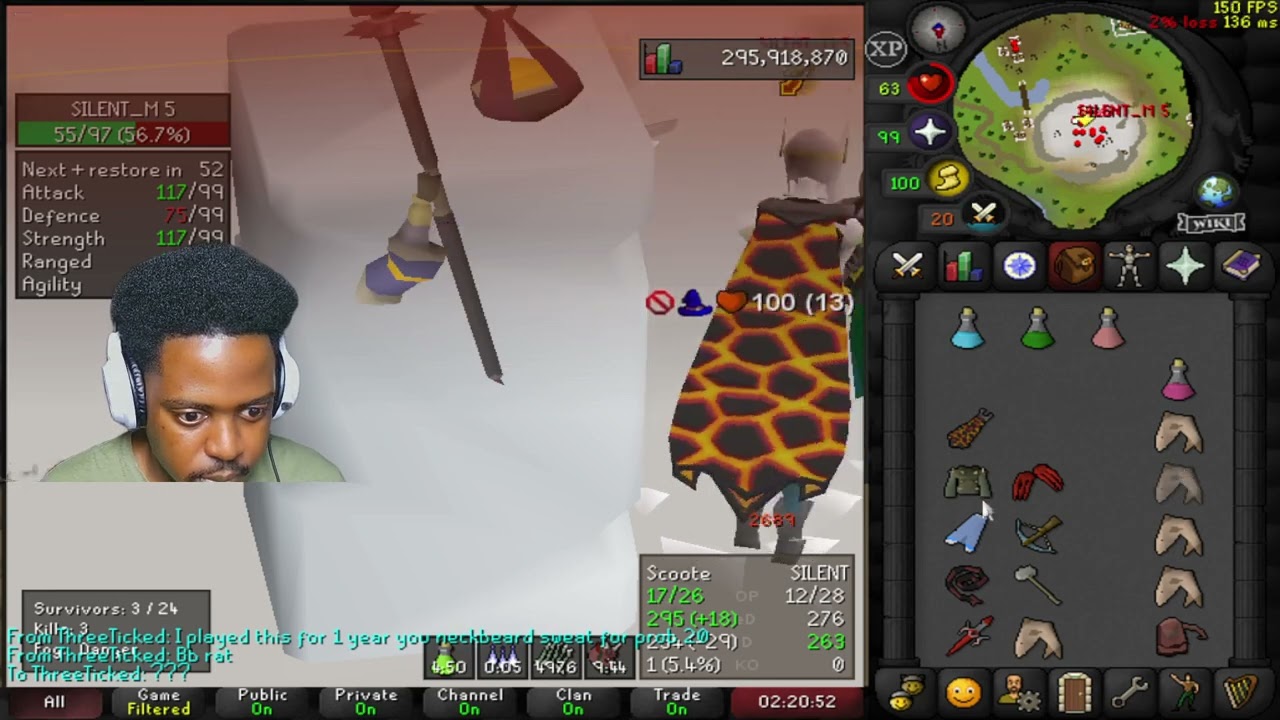 Tryhard gets put down LMS OSRS