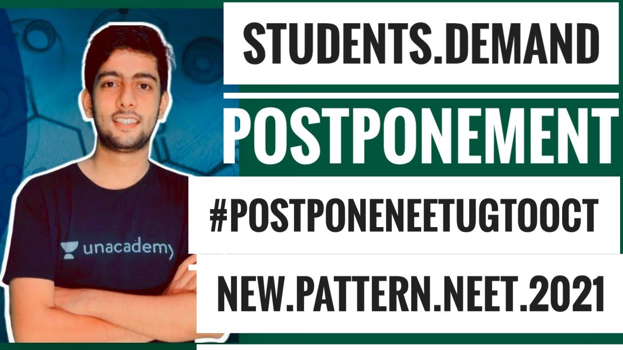 ⭕POSTPONMENT NEET UG TO OCTOBER  STUDENT DEMAND POSTPONE NEET UG 2021 LATEST NEWS UPDATES OFFICIAL⭕