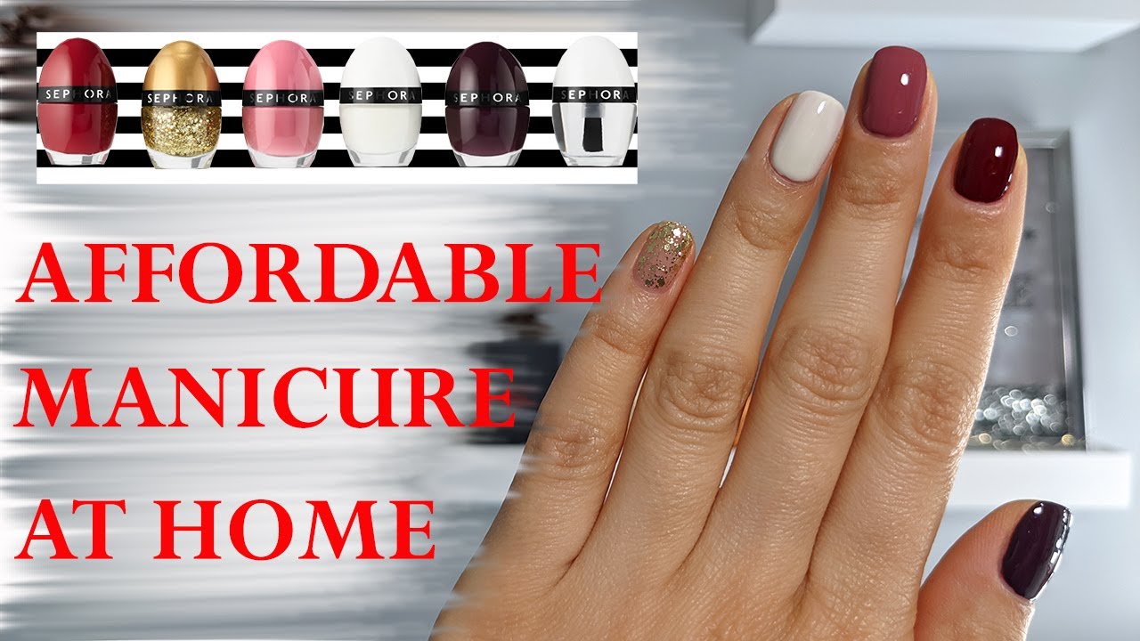 SEPHORA NAIL POLISH SET | Long-Lasting Manicure at Home| Swatches on the Natural Nails