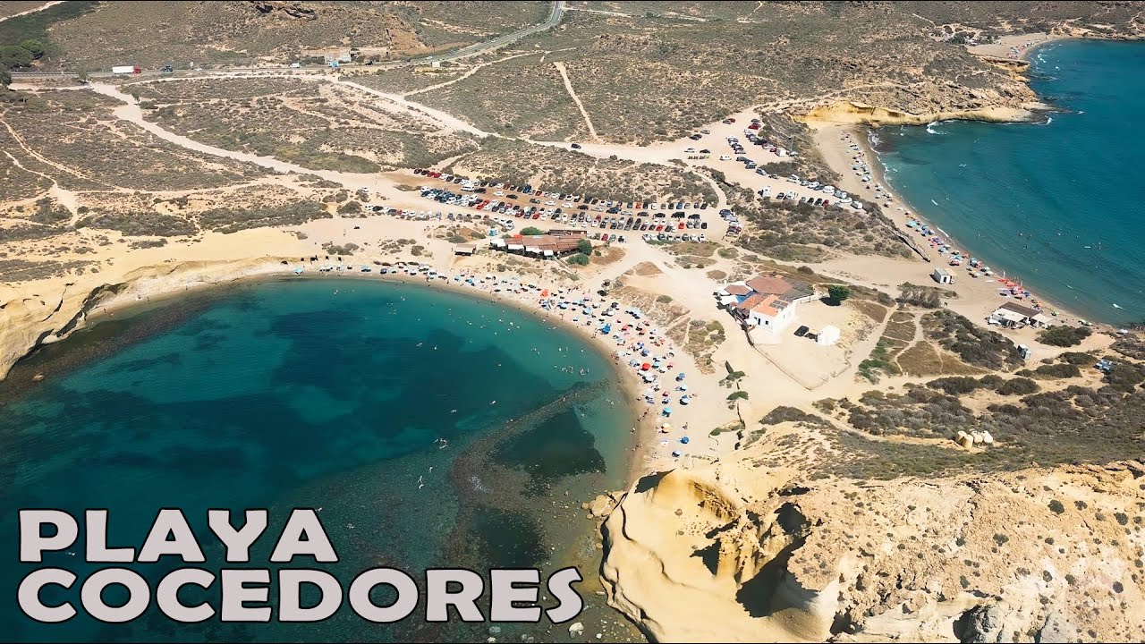 PLAYA DE LOS COCEDORES - Paraíso límite Murcia y Andalucia - drone 4k