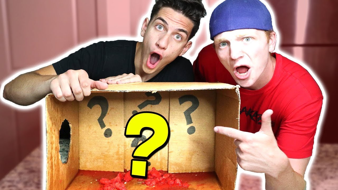 MOST INSANE WHAT'S IN THE BOX CHALLENGE! (WITH UNSPEAKABLEGAMING)