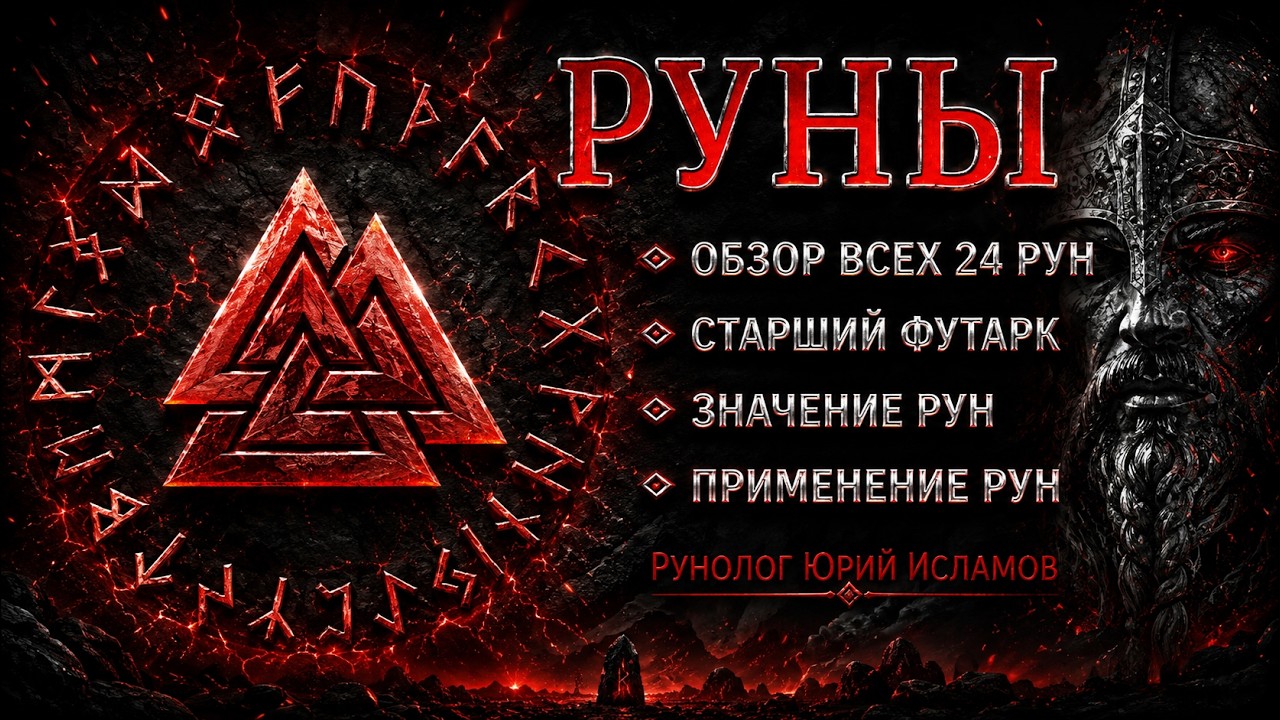 РУНЫ. Краткий обзор 24 рун Старшего Футарка. Руны Магии - значение, применение рун. Обучение Рунам